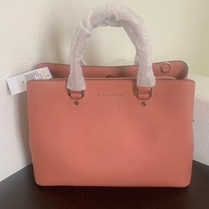 Michael Kors Antique Rose/Pink Satchel Bag.